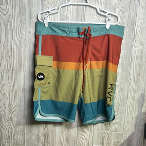 Men’s RVCA board short swim trunks Size 34